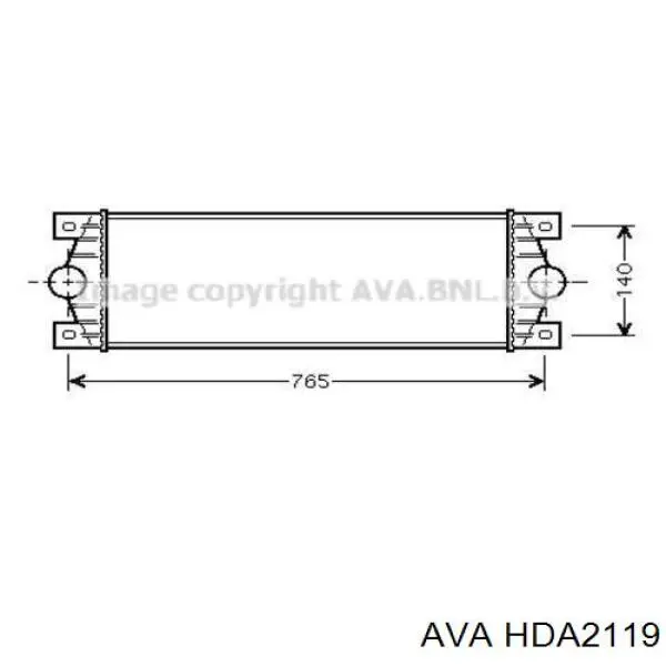 HDA2119 AVA radiador