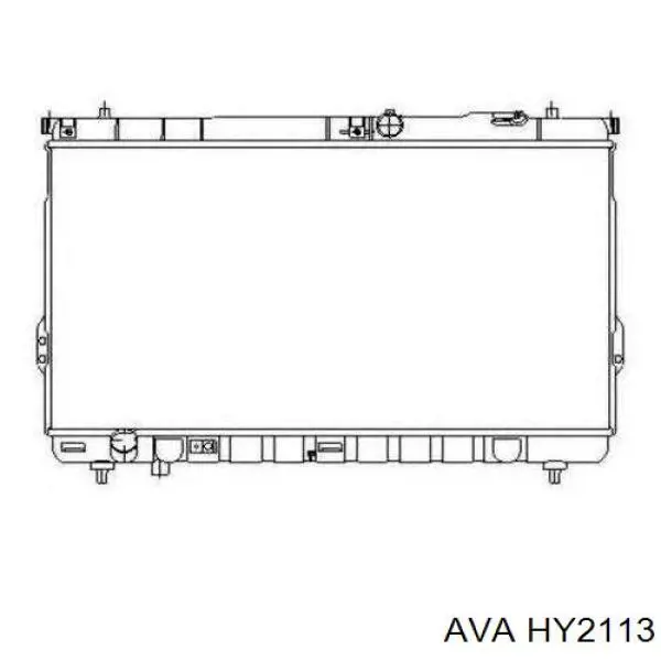 HY2113 AVA radiador refrigeración del motor