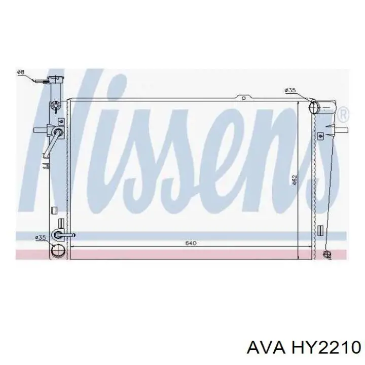 Água radiador AVA HY2210 precio, desde 100,78 EUR