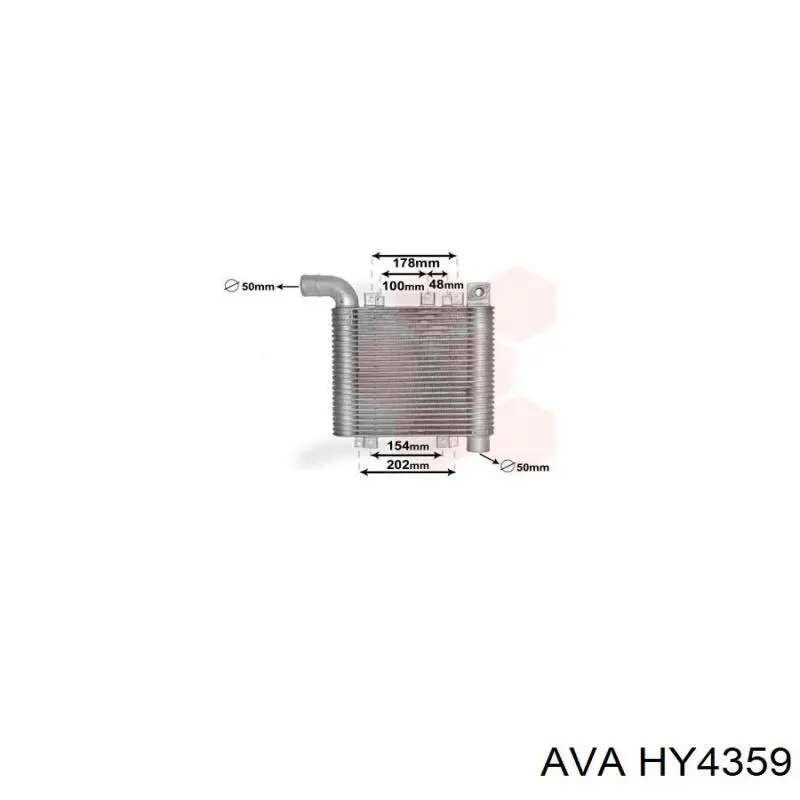 Comprar HY4359 AVA Turbo intercooler