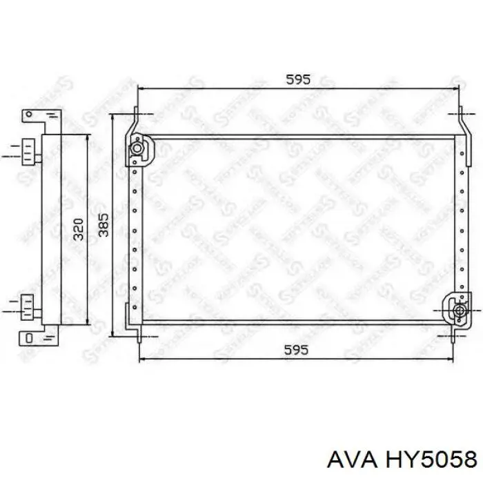 HY5058 AVA condensador aire acondicionado