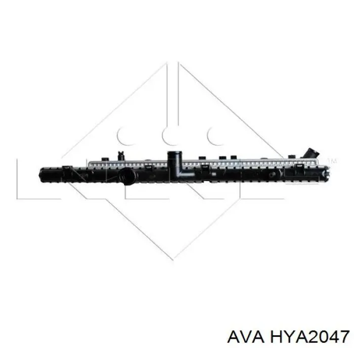 HYA2047 AVA radiador refrigeración del motor