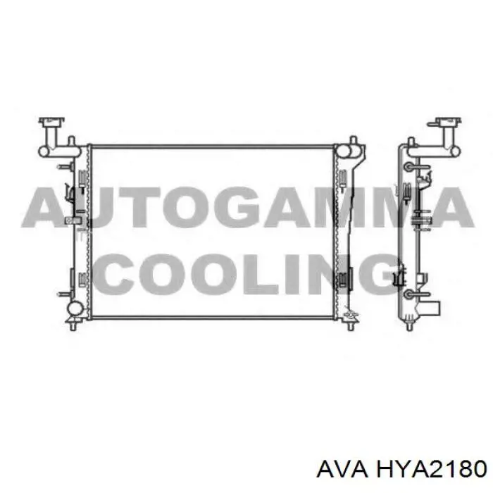 HYA2180 AVA radiador