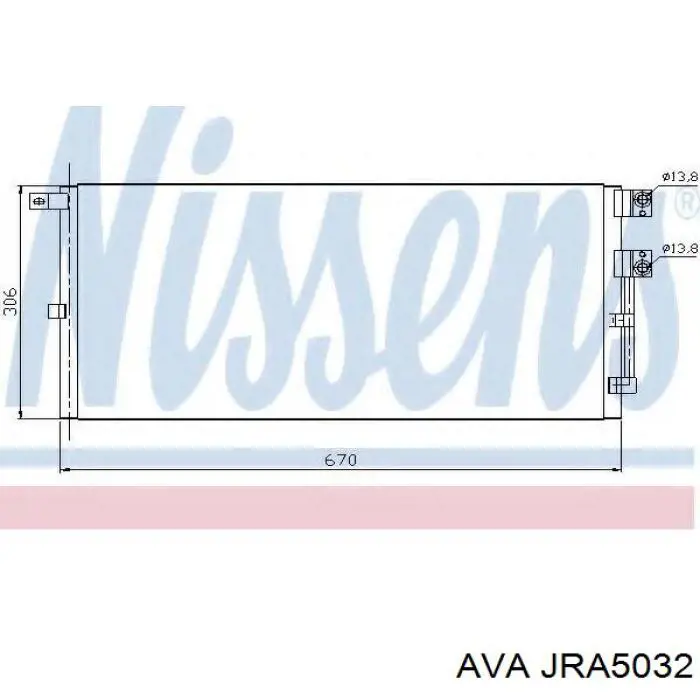 Condensador aire acondicionado Jaguar X-type CF1