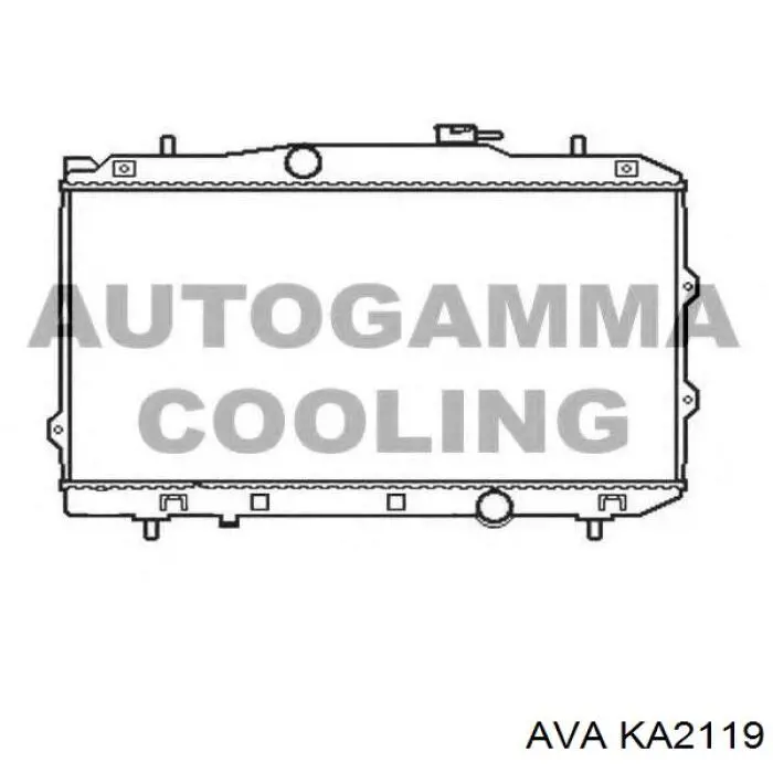 Comprar KA2119 AVA Radiador de auto