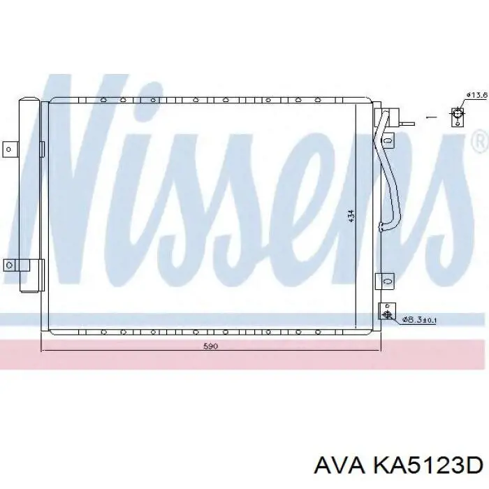 KA5123D AVA condensador aire acondicionado