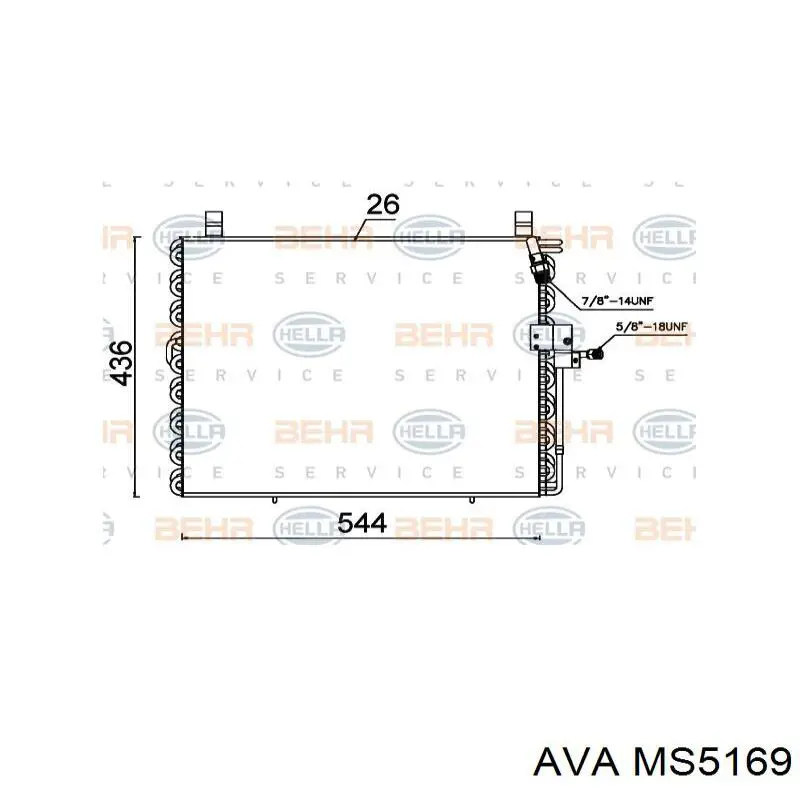 Comprar MS5169 AVA Condensador de aire acondicionado
