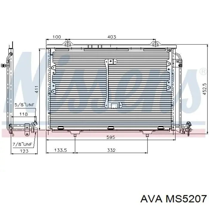 MS5207 AVA condensador aire acondicionado