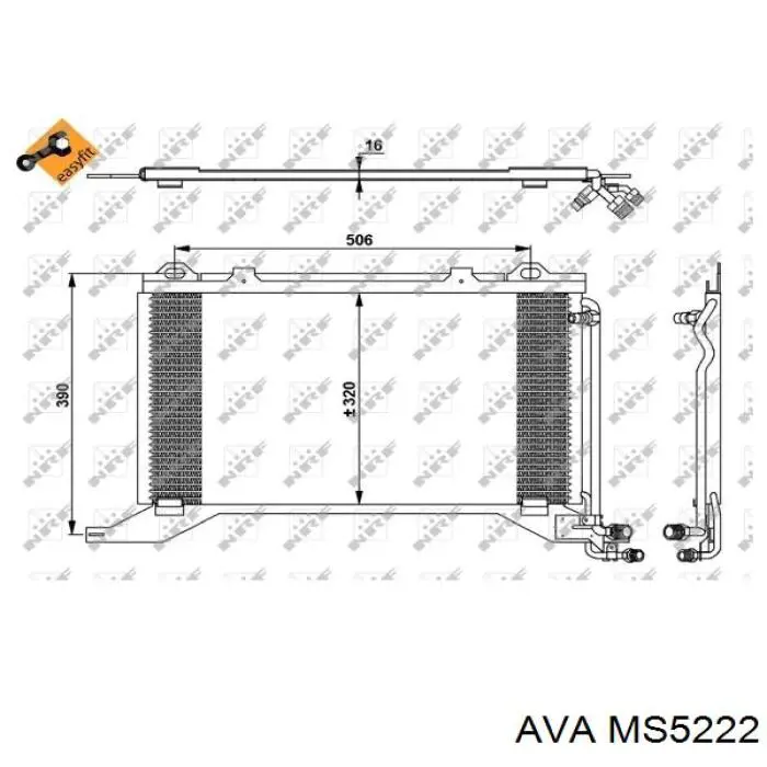 MS5222 AVA condensador aire acondicionado