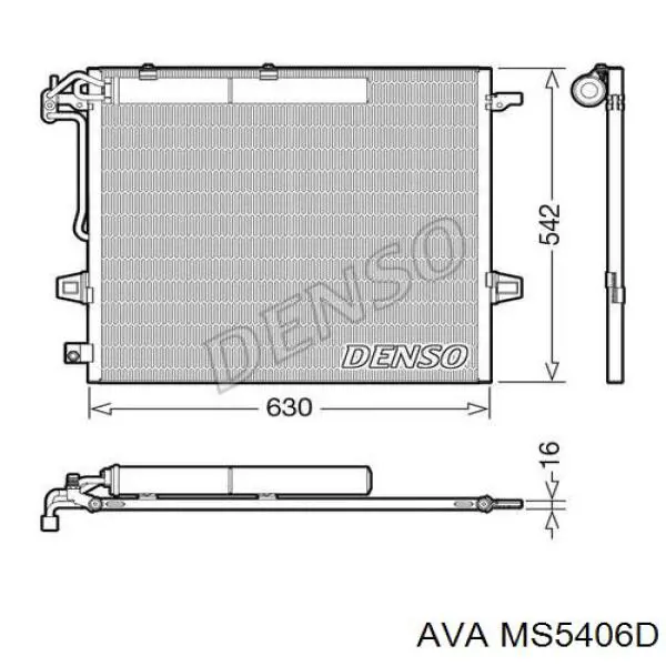MS5406D AVA condensador aire acondicionado