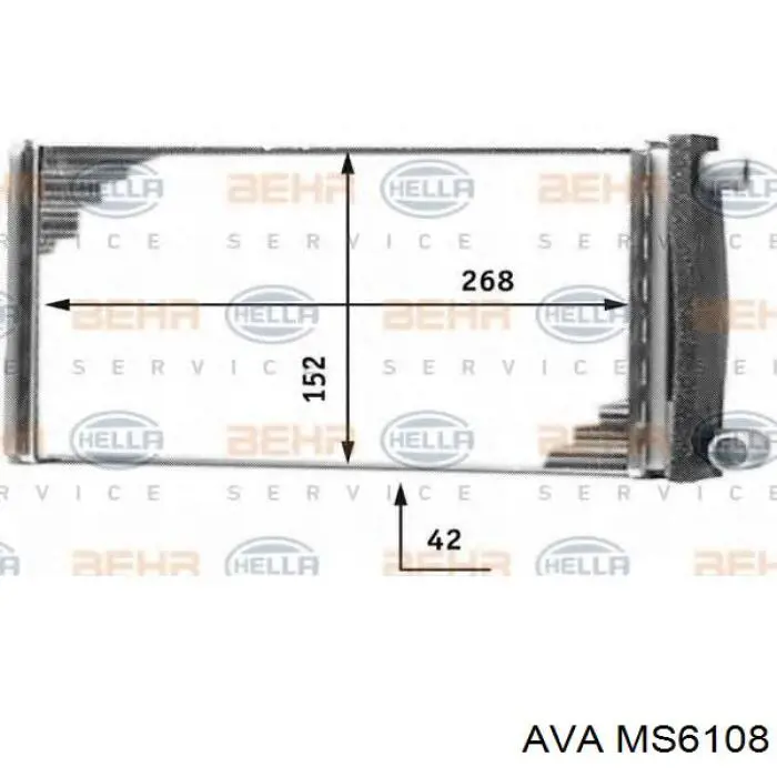 MS6108 AVA radiador de calefacción