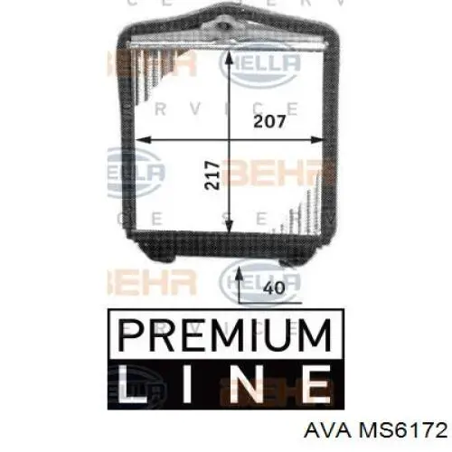 Radiador de calefacción Mercedes A0028356401 precio, desde 506,27 EUR
