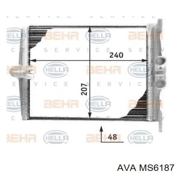 Comprar A1408300761 Mercedes Radiador calefacción