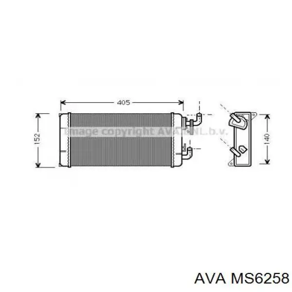 MS6258 AVA radiador de calefacción