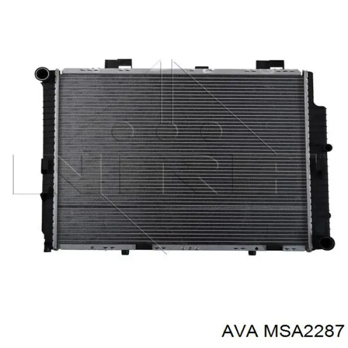 MSA2287 AVA radiador refrigeración del motor