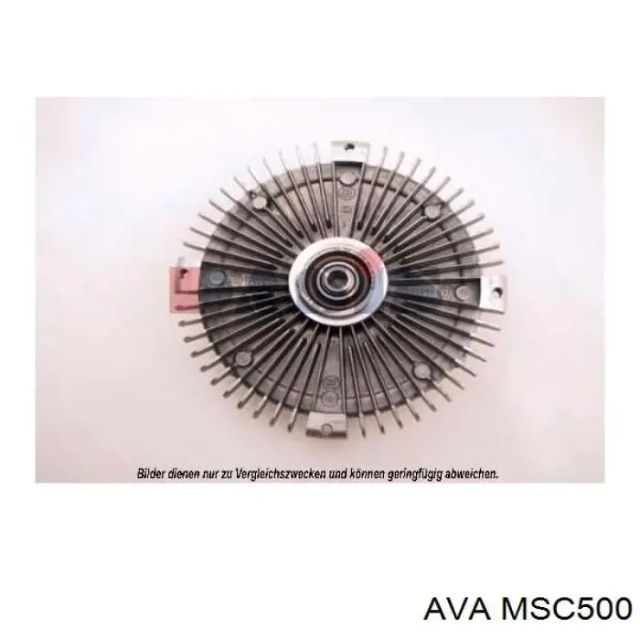 MSC500 AVA embrague, ventilador del radiador