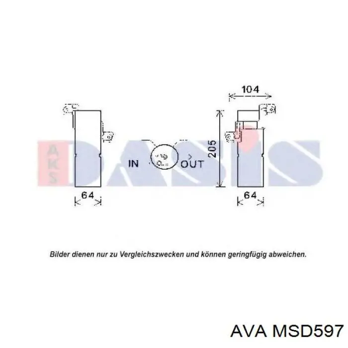 95498 Nissens receptor-secador del aire acondicionado