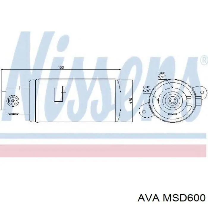Comprar MSD600 AVA Filtro secador de aire acondicionado