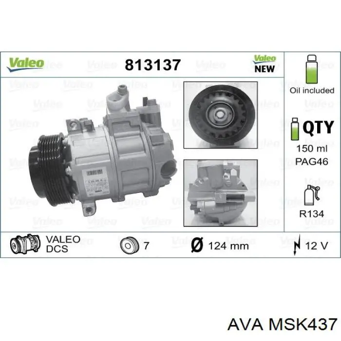 Comprar 20D4450A Eaclima Compresor de aire acondicionado coche