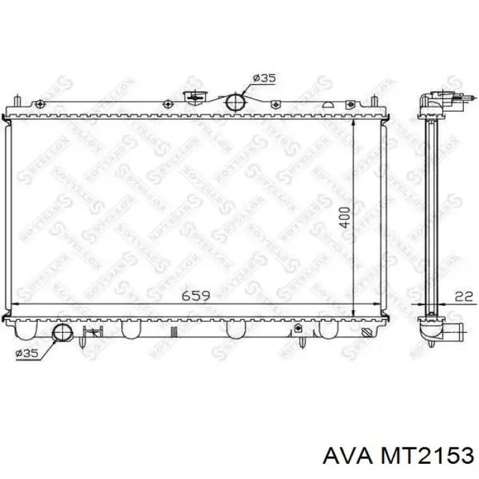 MT2153 AVA radiador