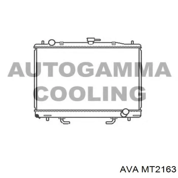 Radiador de água AVA MT2163