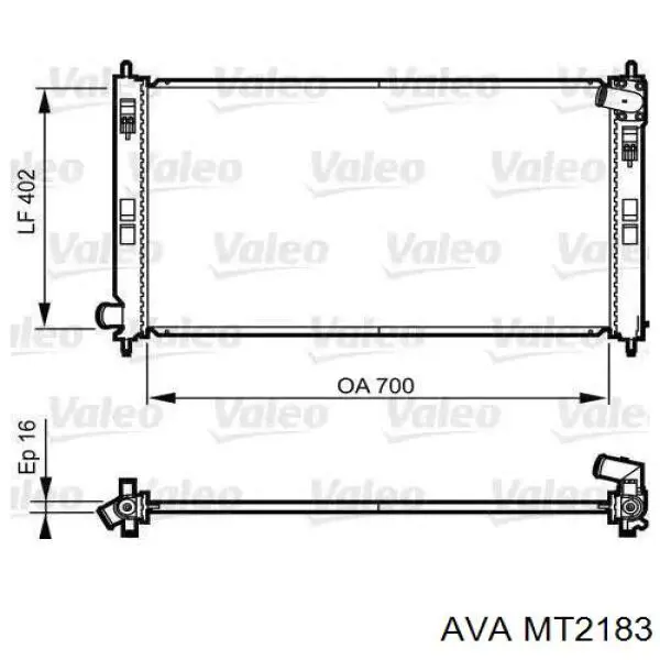 Comprar MT2183 AVA Radiador de auto