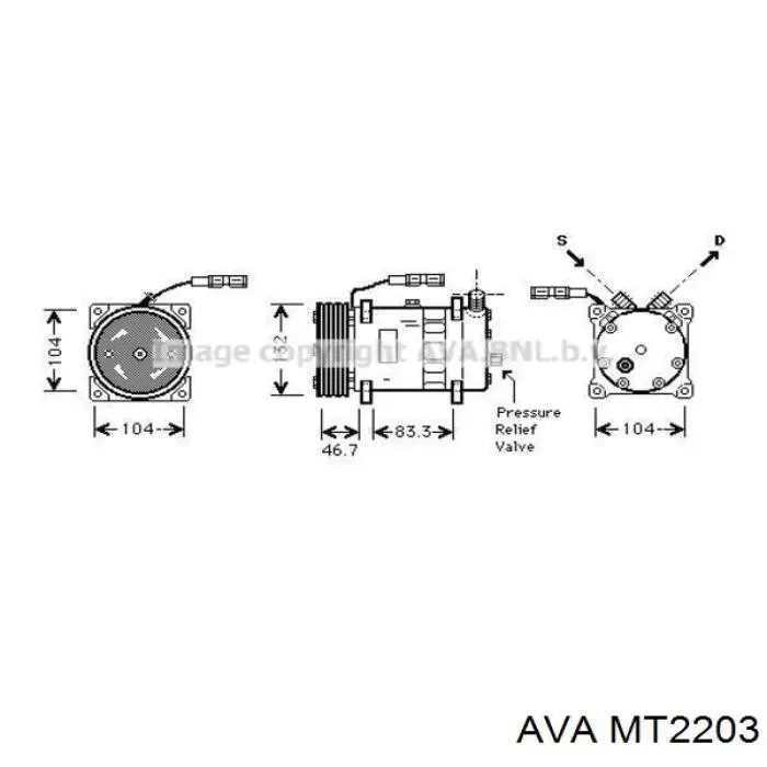 Água radiador AVA MT2203 precio, desde 154,09 EUR