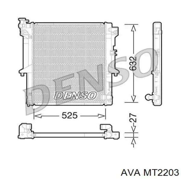 MT2203 AVA radiador