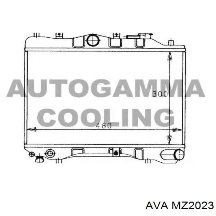 Radiador MZ2023 AVA