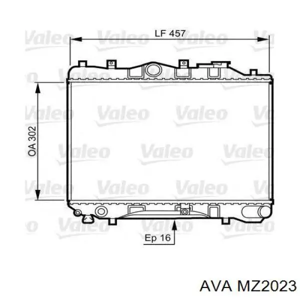Água radiador AVA MZ2023 precio, desde 94,62 EUR
