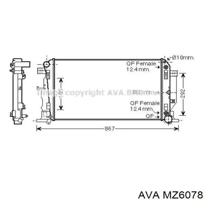 Comprar Radiador calefacción Mazda 323 II 3 dr 