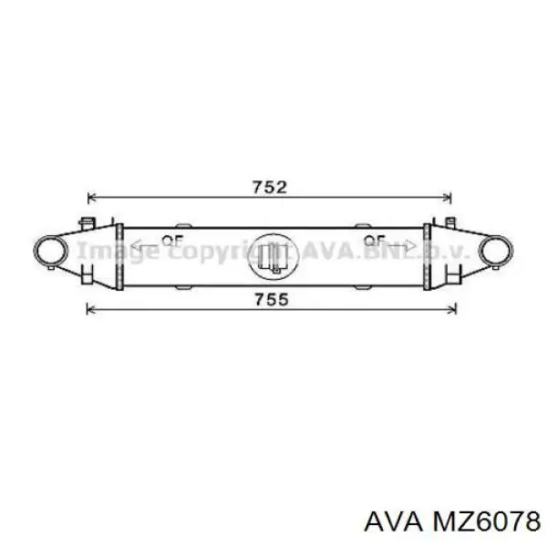 Radiador interior para Mazda 323 II 3 dr 