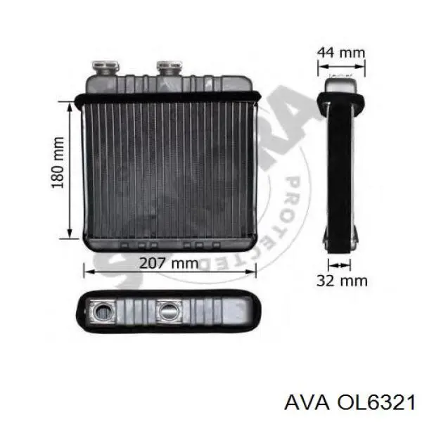 Comprar OL6321 AVA Radiador calefacción