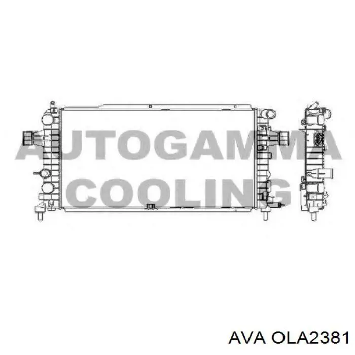 Radiador 5509085 Polcar