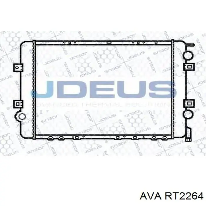 RT2264 AVA radiador refrigeración del motor