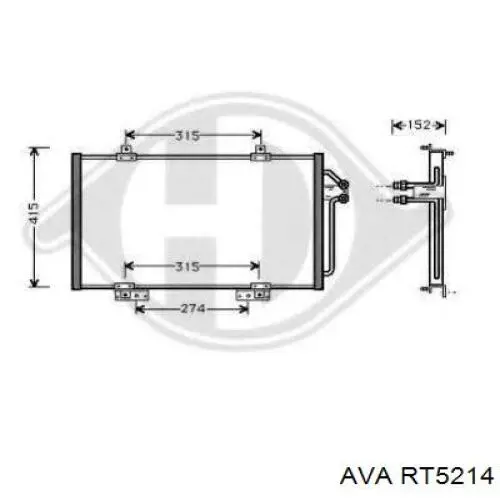 RT5214 AVA condensador aire acondicionado