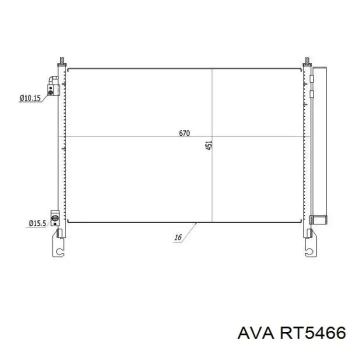 RT5466 AVA condensador aire acondicionado