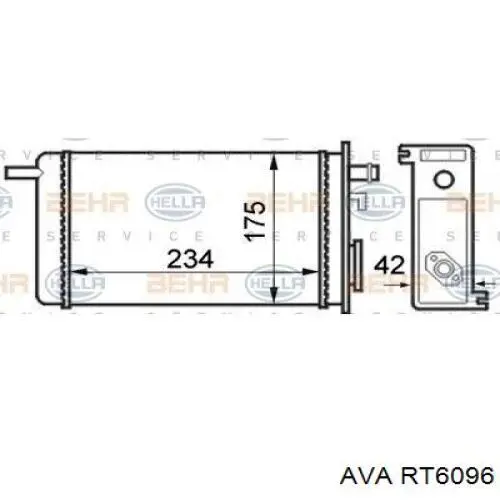 RT6096 AVA radiador de calefacción