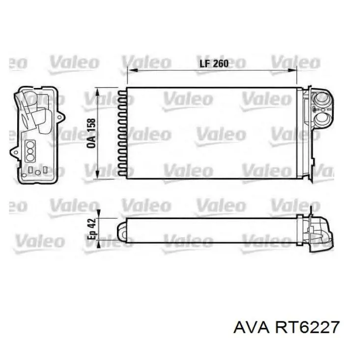 Radiador de calefacción AVA RT6227 precio, desde 33,10 EUR