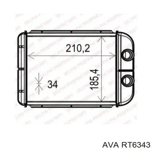 Radiador de calefacción Renault Espace 4 JK0