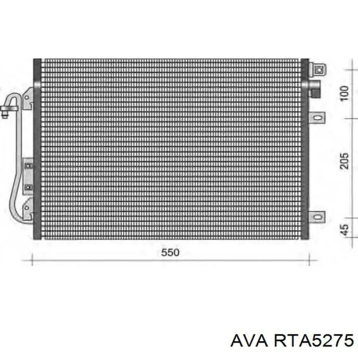 RTA5275 AVA condensador aire acondicionado