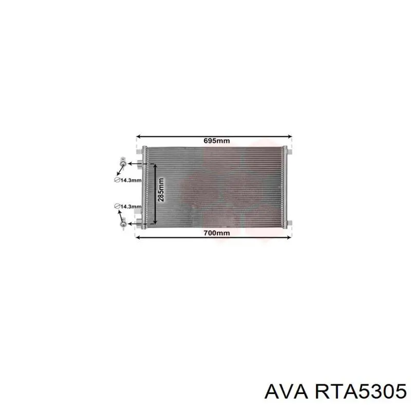 Comprar RTA5305 AVA Condensador de aire acondicionado