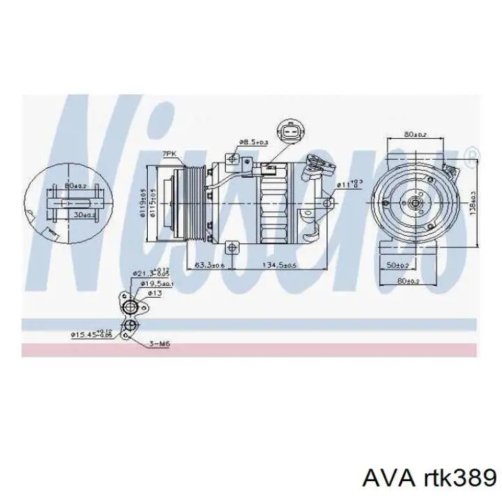 Compresor de aire acondicionado Renault Espace 4 JK0
