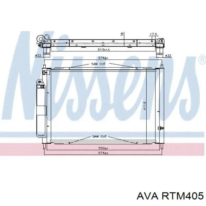 Água radiador AVA RTM405 precio, desde 117,61 EUR