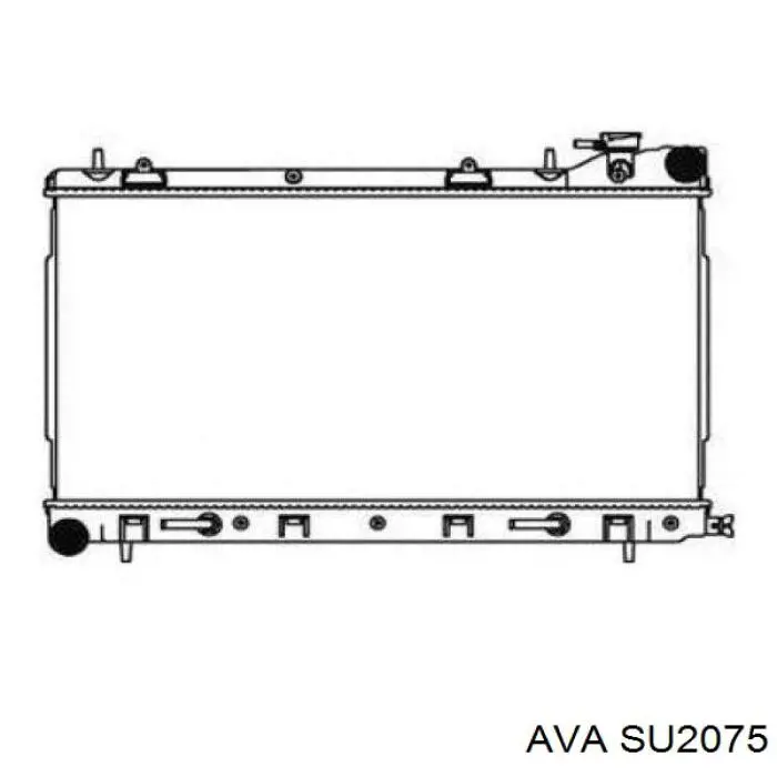 SU2075 AVA radiador
