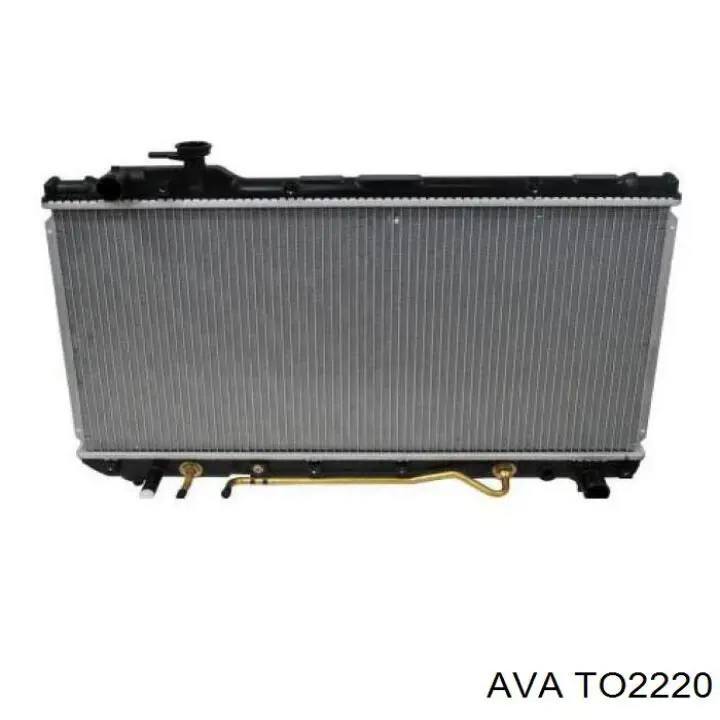 TO2220 AVA radiador refrigeración del motor