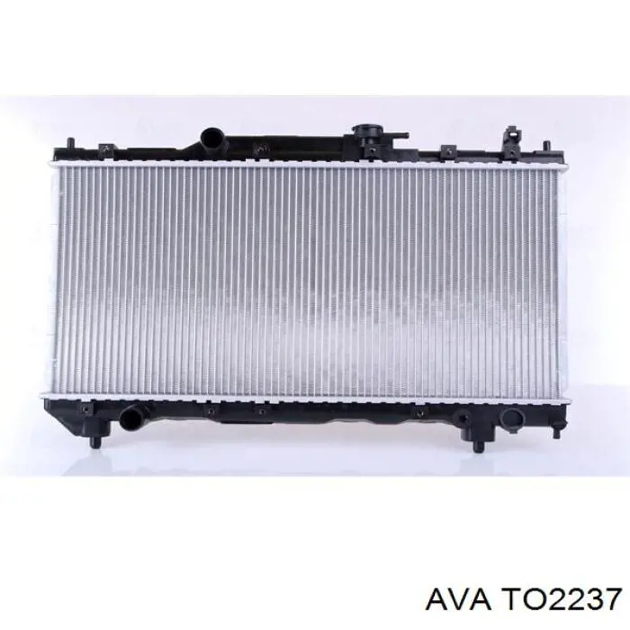 TO2237 AVA radiador refrigeración del motor