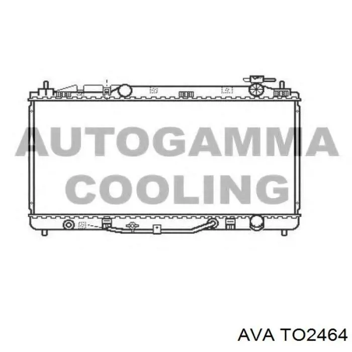 Comprar TO2464 AVA Radiador de auto