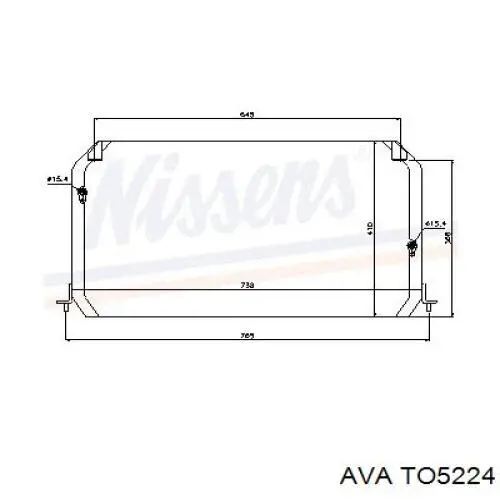 TO5224 AVA condensador aire acondicionado