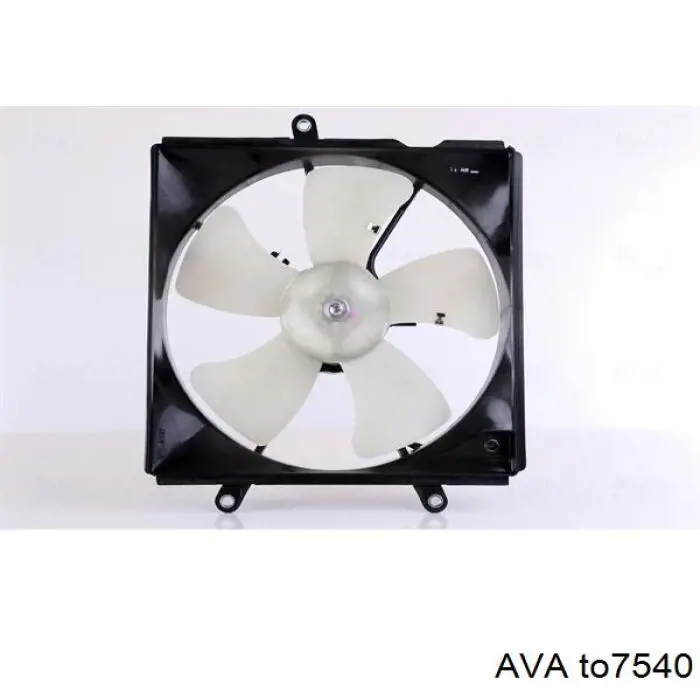 Difusor de radiador, ventilador de refrigeración, condensador del aire acondicionado, completo con motor y rodete Toyota Avensis 1 T22